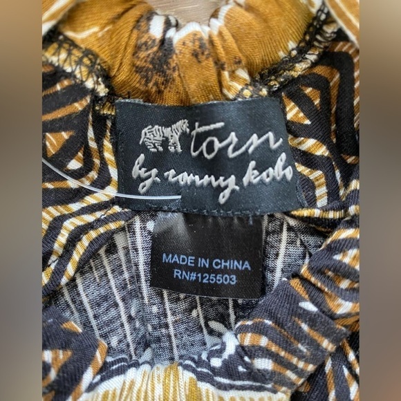 Torn by Rommy Kobo Multi print long dress - Picture 5 of 6